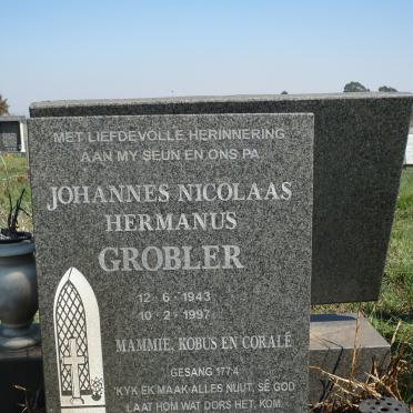 GROBLER Johannes Nicolaas Hermanus 1943-1997