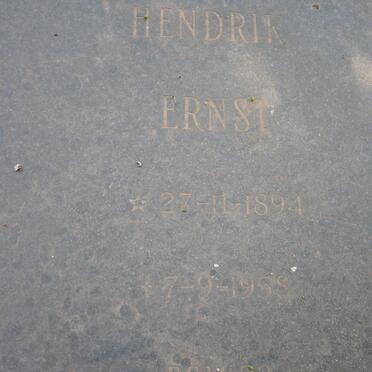 LOGGENBERG Hendrik Ernst, van 1894-1958