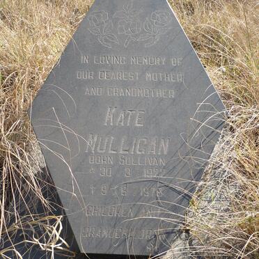 MULLIGAN Kate nee SULLIVAN 1922-1978