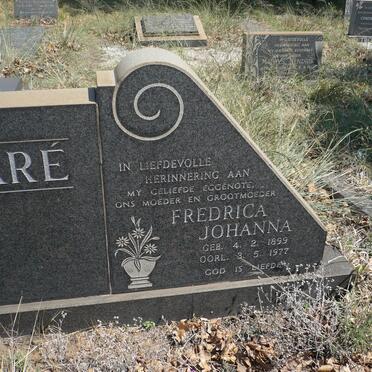 MARé Philippus Petrus 1899-1978 &amp; Fredrica Johanna 1899-1977