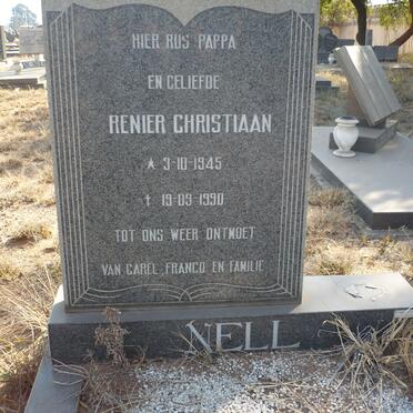 NELL Renier Christiaan 1945-1990