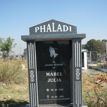 PHALADI Mabel Julia 1928-1999