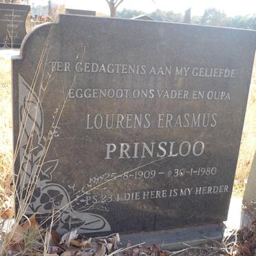 PRINSLOO Lourens Erasmus 1909-1980