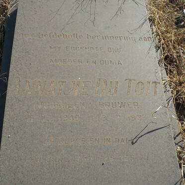 TOIT Annatjie, du previously BRUWER 1940-1983