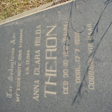 THERON Anna Clara Hilda nee BAUM 1912-1968