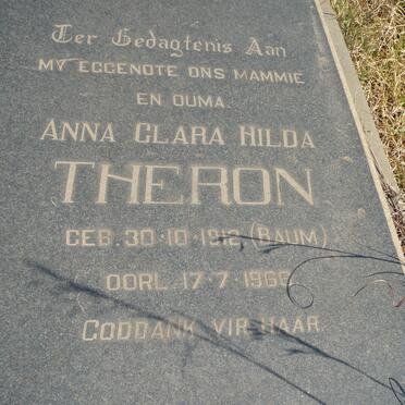 THERON Anna Clara Hilda nee BAUM 1912-1968