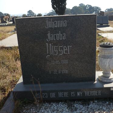 VISSER Johanna Jacoba 1906-1991