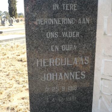 VILJOEN Herculaas Johannes 1918-1981 &amp; Petronella Magrieta HARMSE 1918-1991