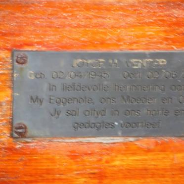 VENTER Joyce 1945-2008