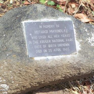 MAVUNDLA Mothasi -1965