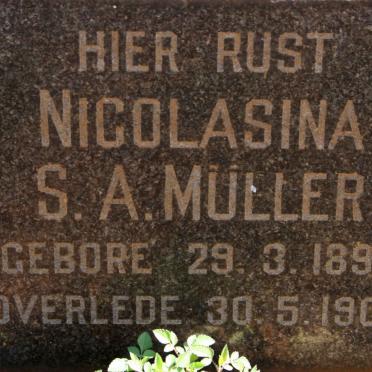 MULLER Nicolasina S.A. 1897-1900