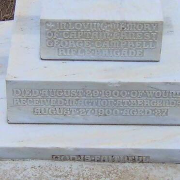 CAMPBELL Ernest George -1900