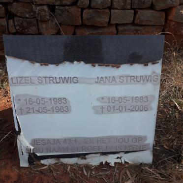 STRUWIG Lizel 1983-1983 :: STRUWIG Jana 1983-2006