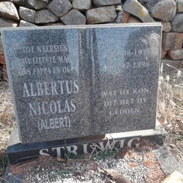STRUWIG Albertus Nicolas 1931 -1998 (Albert