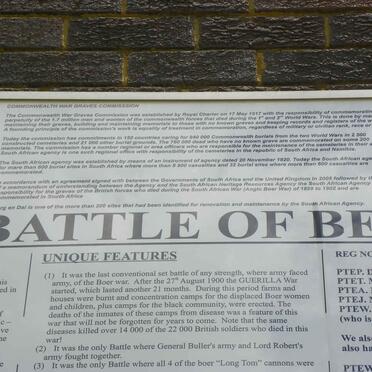 01. Onsite info boards - Battle of Bergendal