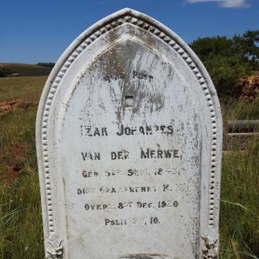 MERWE Izak Johannes, van der 1843-1920