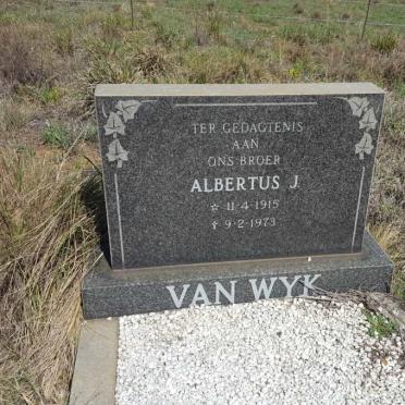 WYK Albertus J., van 1915-1973