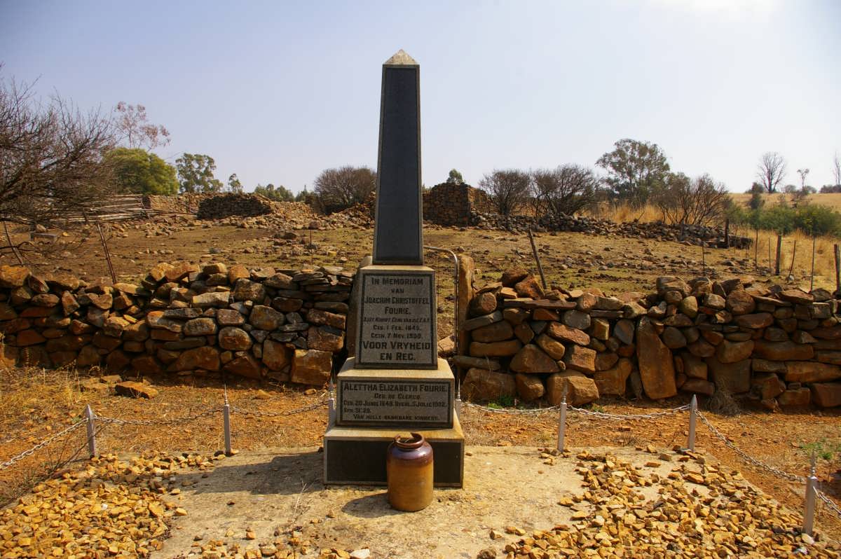 FOURIE Joachim Christoffel 1845-1900 &amp; Alettha Elizabeth DE CLERCQ 1849-1902