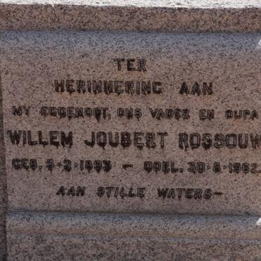 ROSSOUW Willem Joubert 1893-1962