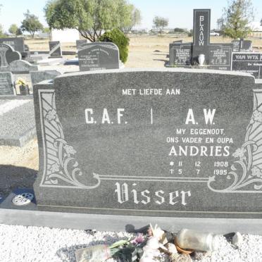VISSER A.W. 1908-1995 &amp; C.A.F.