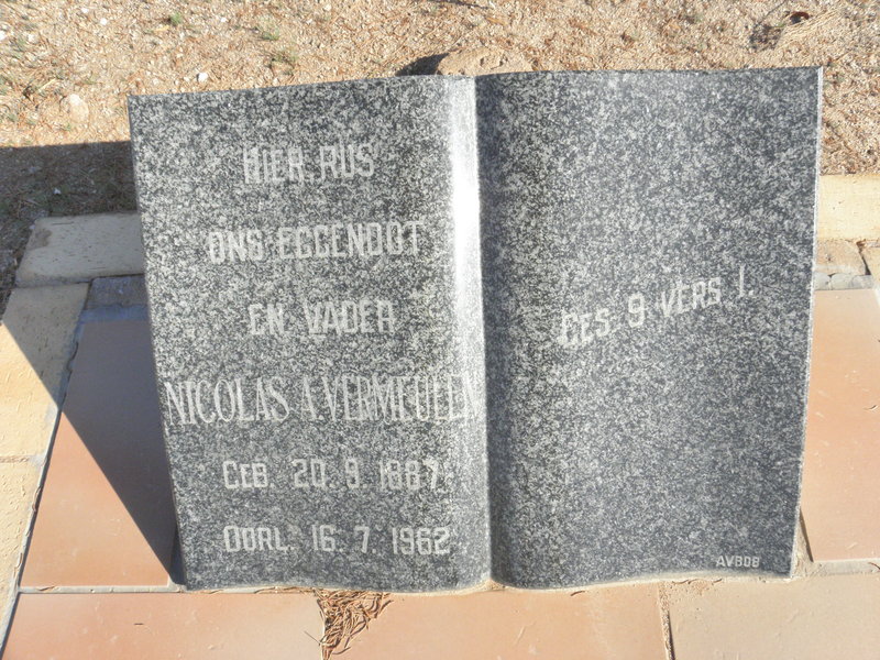 VERMEULEN Nicolas A. 1887-1962