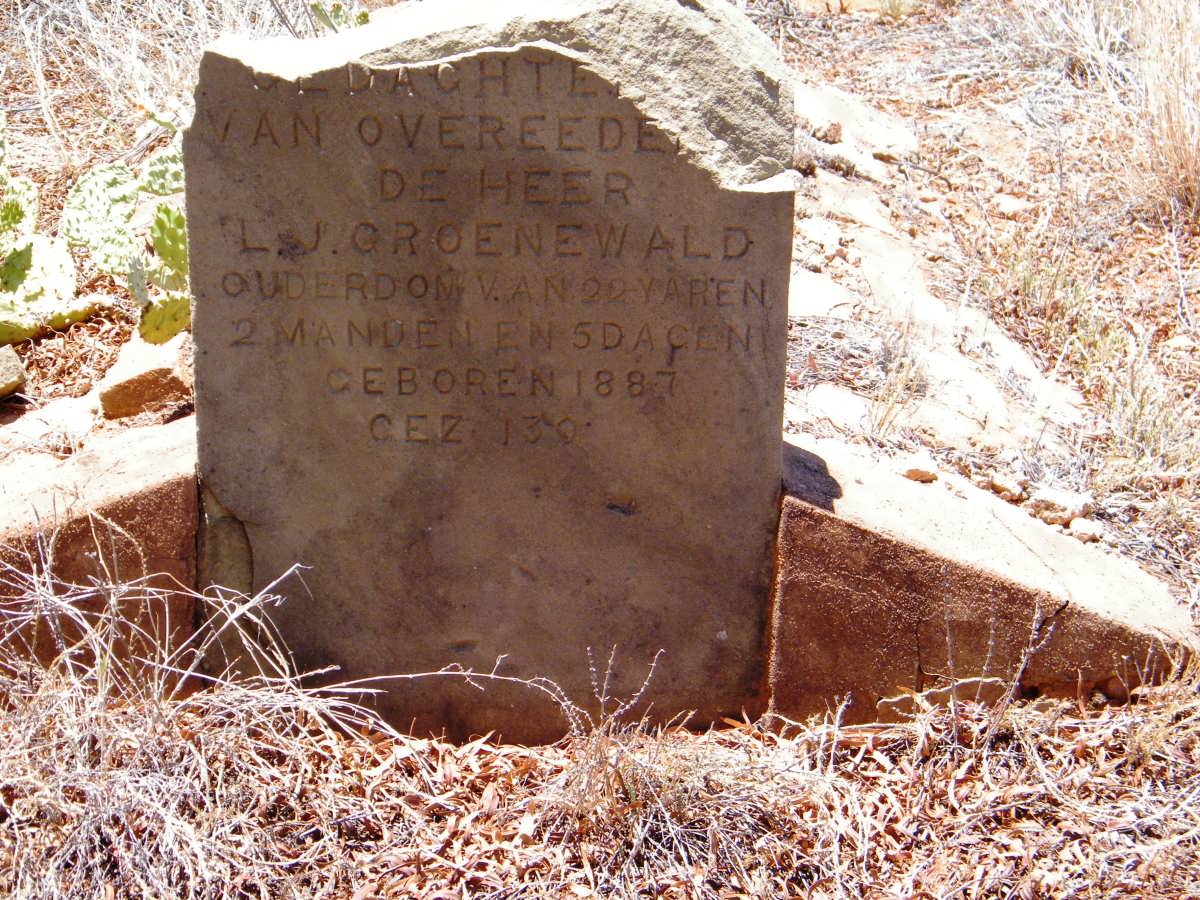 GROENEWALD L.J. 1887-