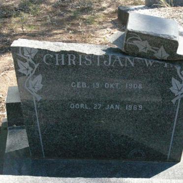 BRODERICK Christjan W.? 1908-1969