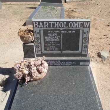 BARTHOLOMEW Helen Margaret nee CAWOOD 1943-2006