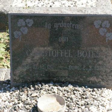 BOTES Christoffel 1911-1964
