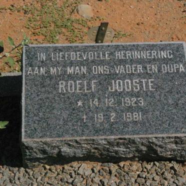 JOOSTE Roelf 1923-1981