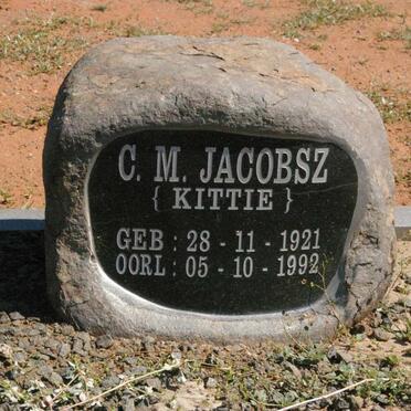 JACOBSZ C.M. 1921-1992