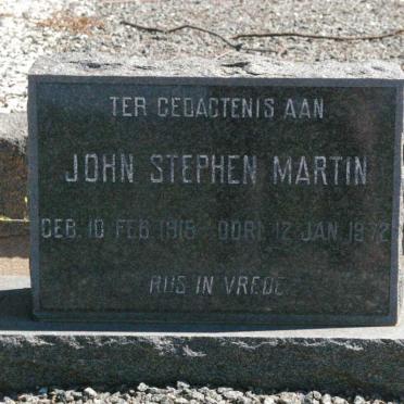 MARTIN John Stephen 1919-1972