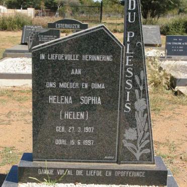 PLESSIS Helena Sophia, du 1907-1997