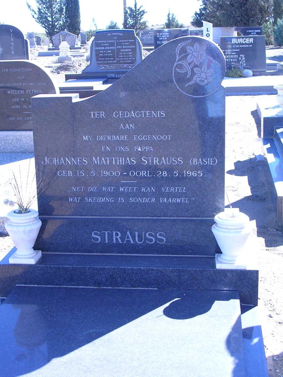STRAUSS Johannes Matthias 1900-1965