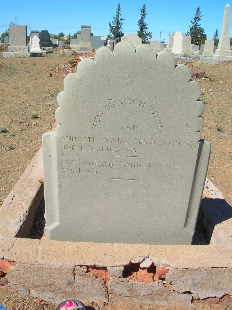 STALS Anna M.J. 1894-1894