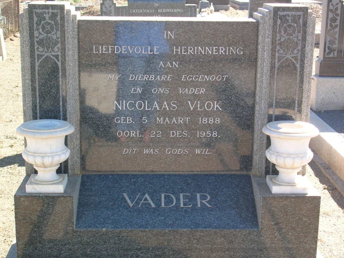 VLOK Nicolaas 1888-1958