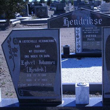 HENDRIKSE Egbert Johannes 1916-1983