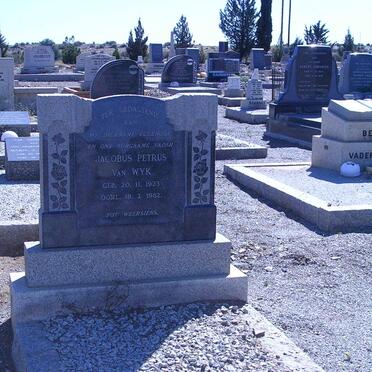 WYK Jacobus Petrus, van 1923-1962