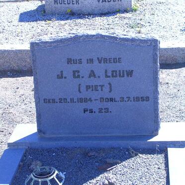 LOUW J.G.A. 1884-1958