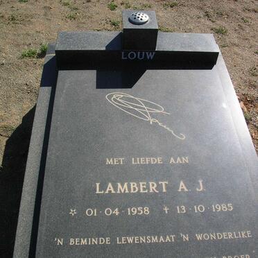 LOUW Lambert A.J. 1958-1985