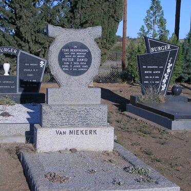 NIEKERK Pieter Dawid, van 1934-1945