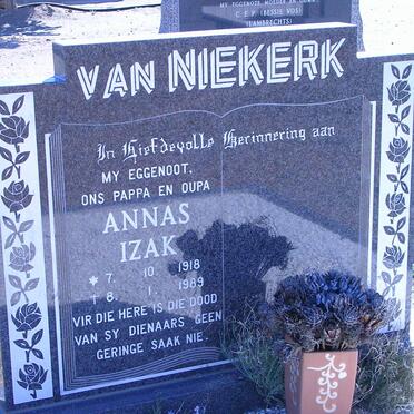 NIEKERK Annas Izak, van 1918-1989