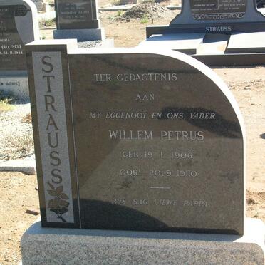 STRAUSS Willem Petrus 1906-1970