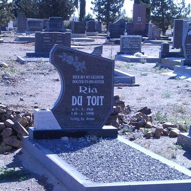 TOIT Ria, du 1941-1998