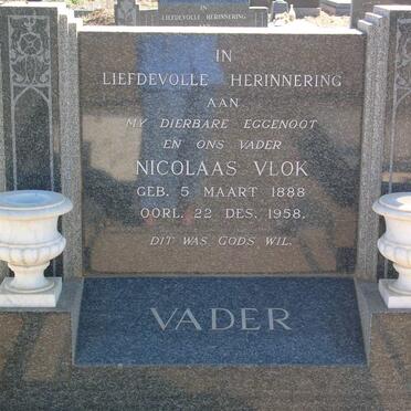 VLOK Nicolaas 1888-1958