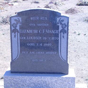 VISAGIE Elizabeth C.F. nee LOUBSER 1870-1960
