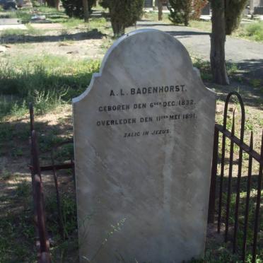 BADENHORST A.L.1832-1891