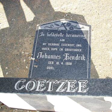 COETZEE Johannes Hendrik 1908-