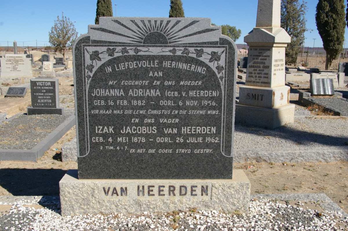 HEERDEN Izak Jacobus, van 1878-1962 & Johanna Adriana VAN HEERDEN 1882-1956