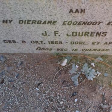 LOURENS J.F. 1868-1956